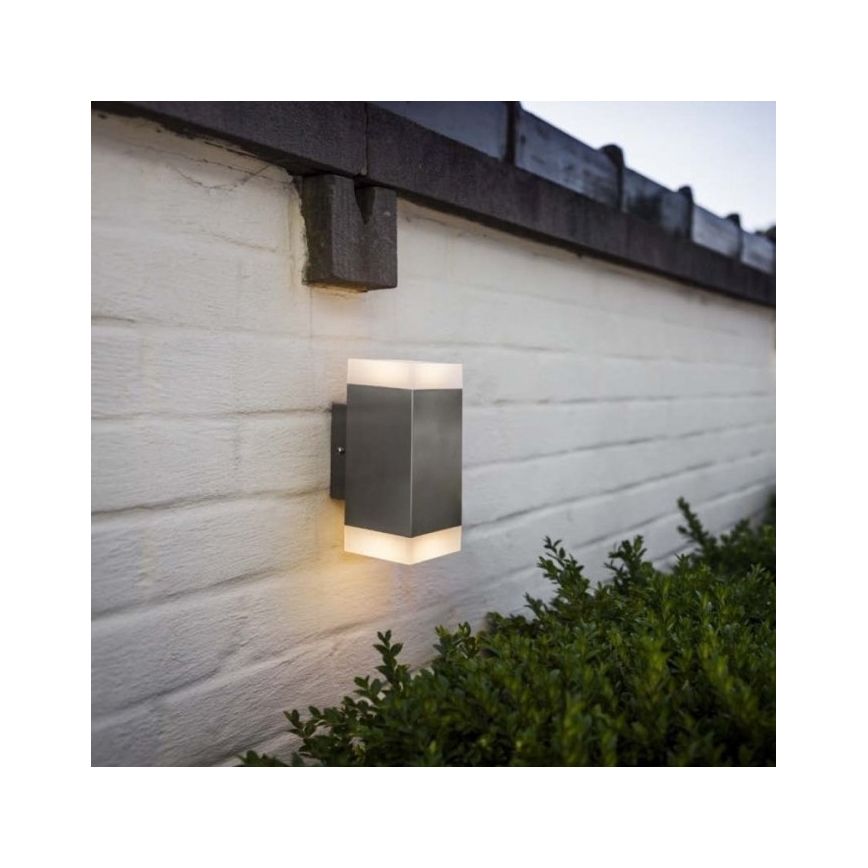 LED sieninis lauko šviestuvas 2xLED/4W/230V IP44