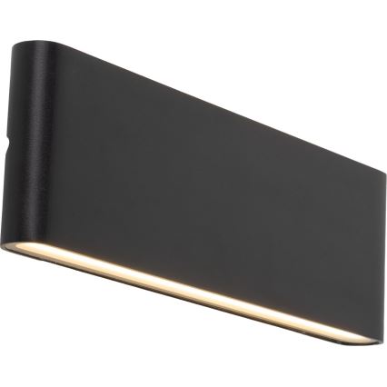 LED sieninis lauko šviestuvas ARWENA 2xLED/12W/230V IP54 juoda
