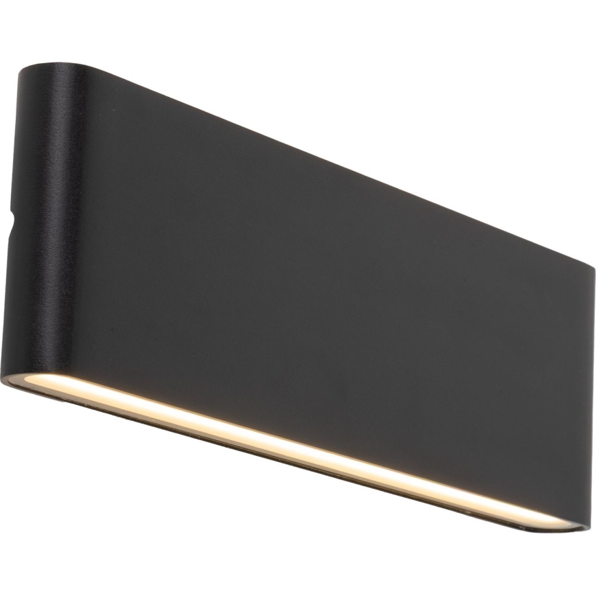 LED sieninis lauko šviestuvas ARWENA 2xLED/12W/230V IP54 juoda