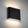 LED sieninis lauko šviestuvas ARWENA 2xLED/3W/230V IP54 juoda
