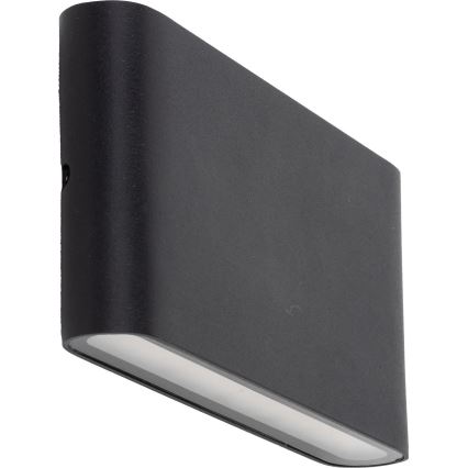 LED sieninis lauko šviestuvas ARWENA 2xLED/6W/230V IP54 juoda