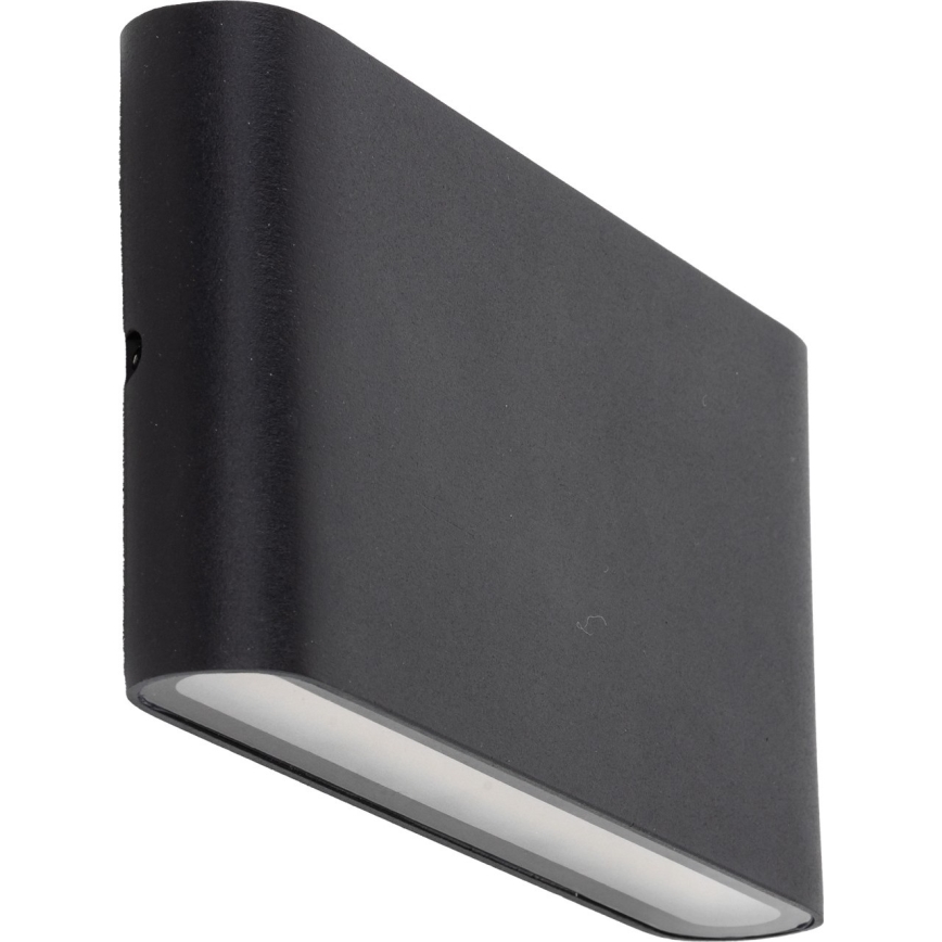 LED sieninis lauko šviestuvas ARWENA 2xLED/6W/230V IP54 juoda