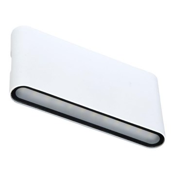 LED sieninis lauko šviestuvas BRICK 2xLED/6W/230V 3000/4000/6500K IP65 balta