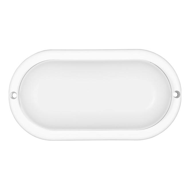 LED sieninis lauko šviestuvas BULK LED/12W/230V IP54 balta