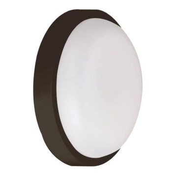 LED sieninis lauko šviestuvas BULKHEAD LED/18W/230V 3000K IP54 juoda