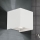 LED sieninis lauko šviestuvas CUBE 2xLED/3W/230V IP54 balta