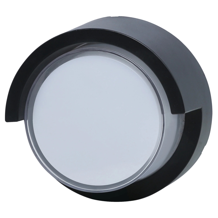 LED sieninis lauko šviestuvas ESSEN LED/10W/230V IP44 juoda