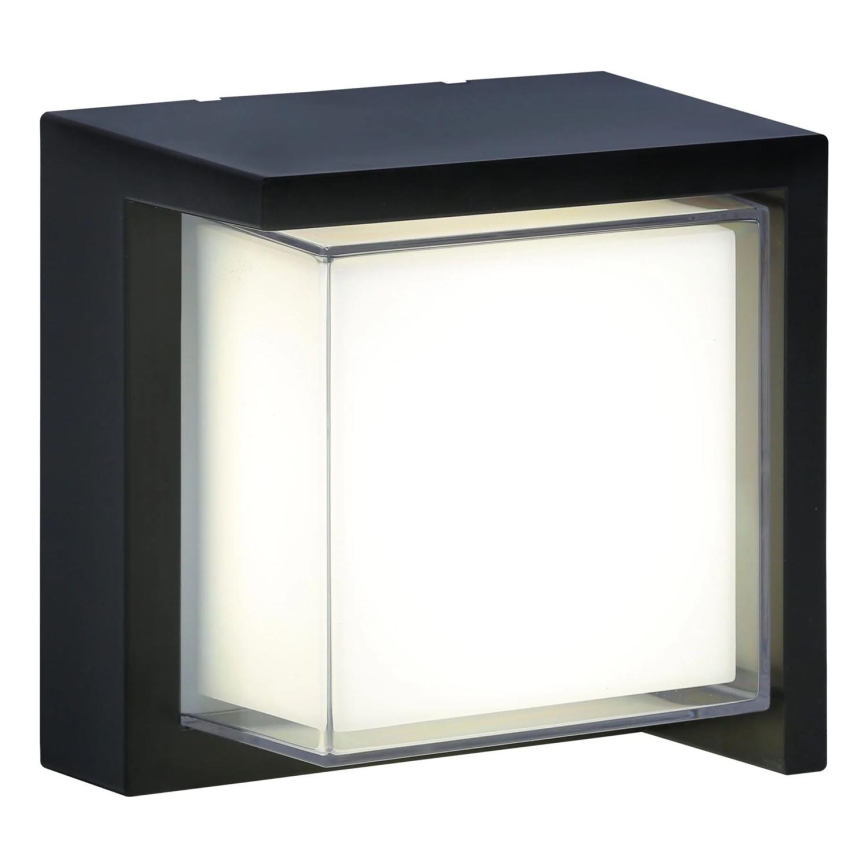 LED sieninis lauko šviestuvas ESSEN LED/12W/230V IP44 juoda
