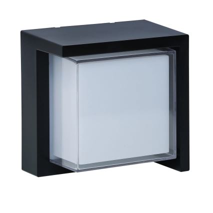 LED sieninis lauko šviestuvas ESSEN LED/12W/230V IP44 juoda