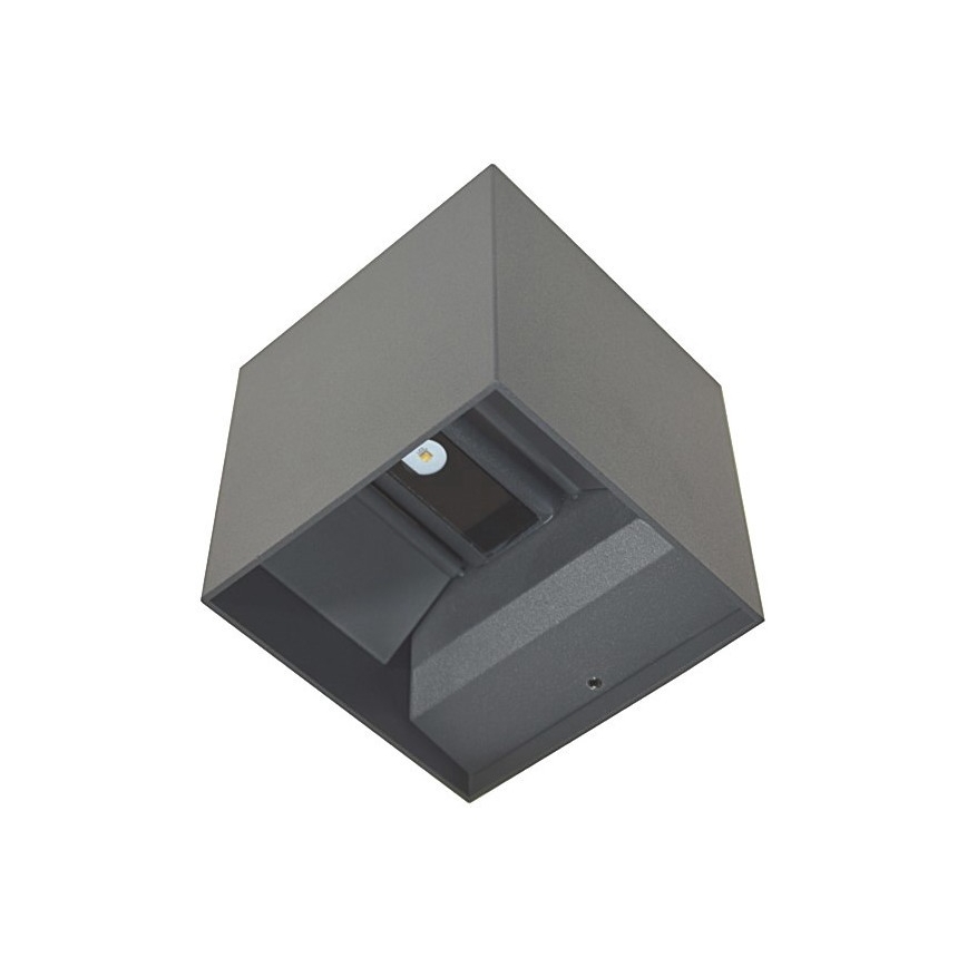 LED sieninis lauko šviestuvas KREON 2xLED/3W/230V IP54 3000K antracitas
