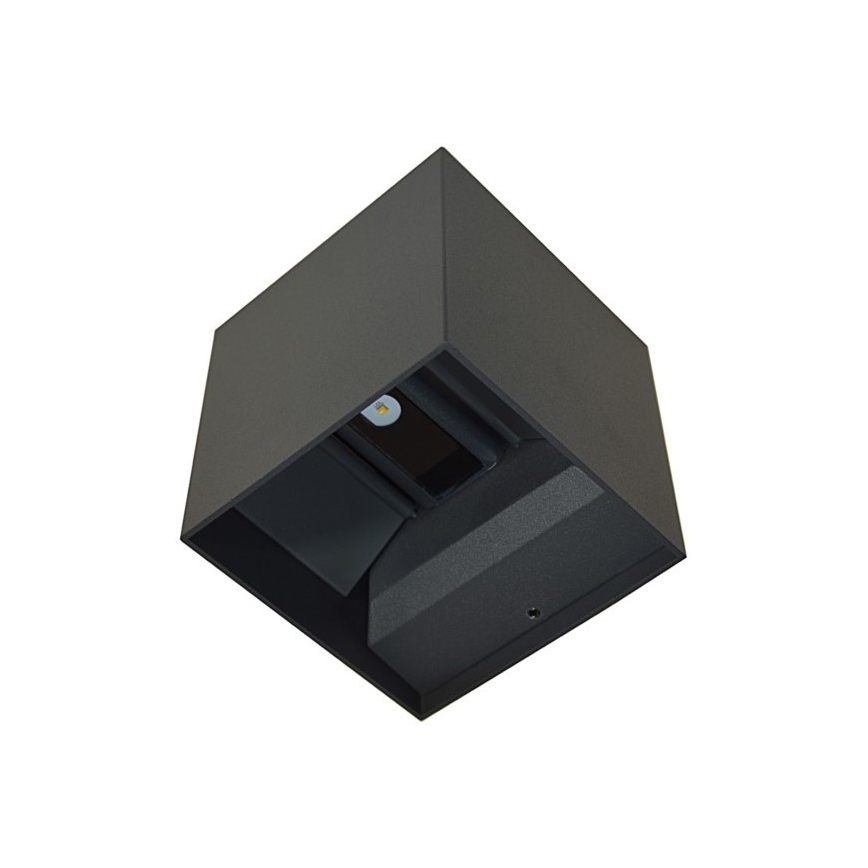 LED sieninis lauko šviestuvas KREON 2xLED/3W/230V IP54 4000K antracitas