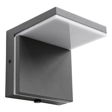 LED sieninis lauko šviestuvas LASSAN LED/8W/230V 3000K IP54 antracitas