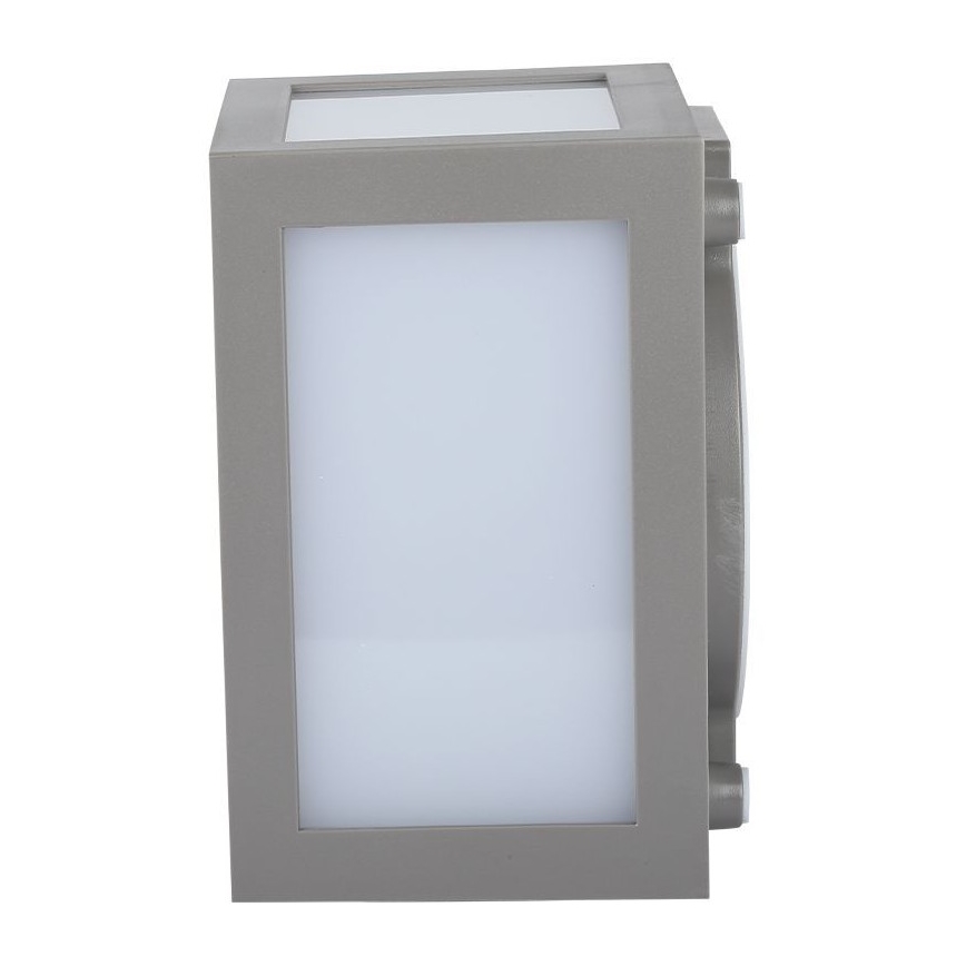 LED sieninis lauko šviestuvas LED/12W/230V 3000K IP65 pilka