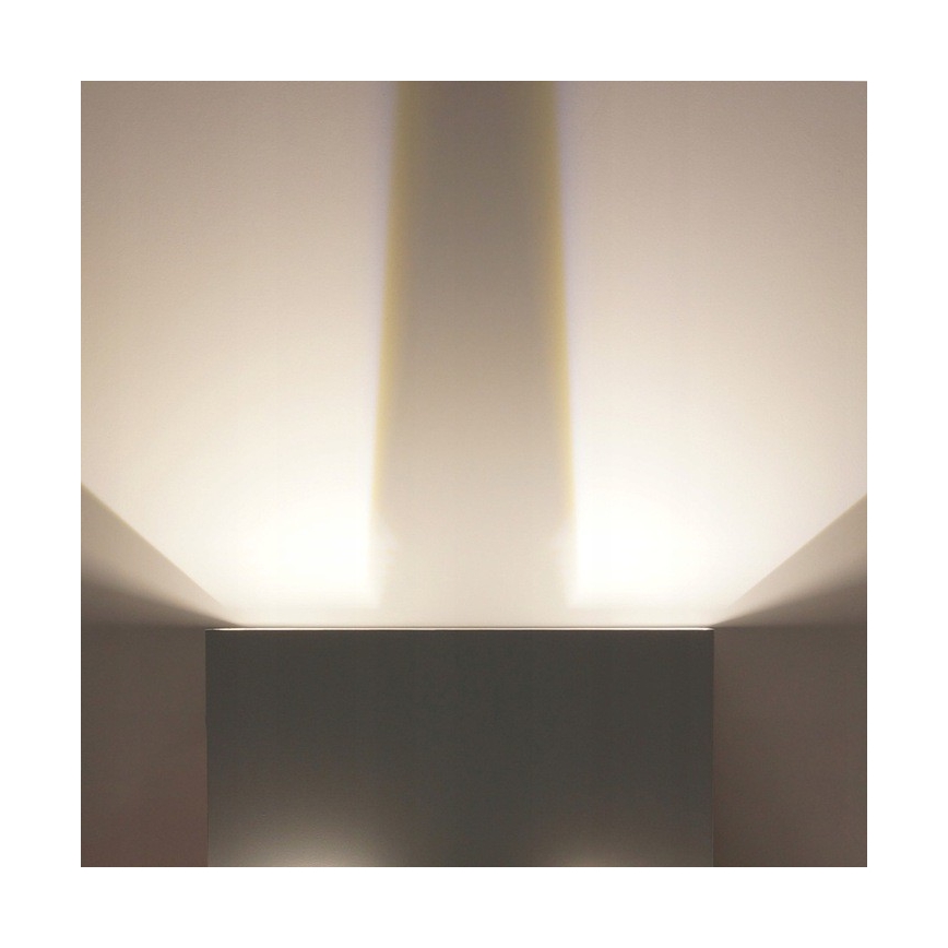LED Sieninis lauko šviestuvas LED/12W/230V IP54 juodas