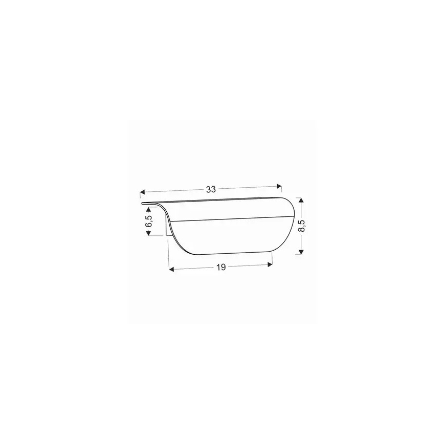 LED sieninis lauko šviestuvas LED/12W/230V IP65 juoda