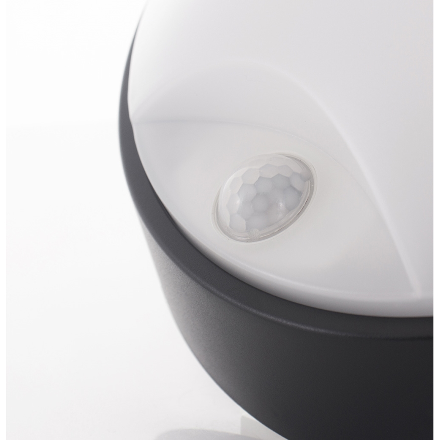 LED Lauko sieninis šviestuvas su jutikliu LED/14W/230V IP54