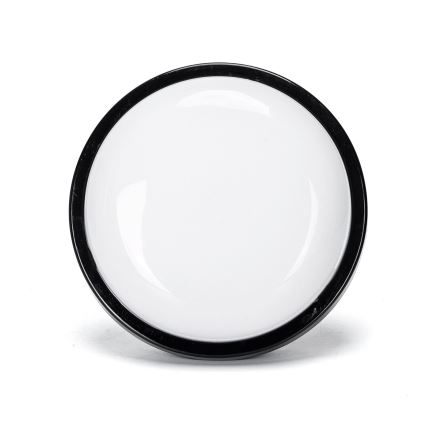 LED sieninis lauko šviestuvas LED/15W/230V 6500K diametras 15,5 cm juoda IP65