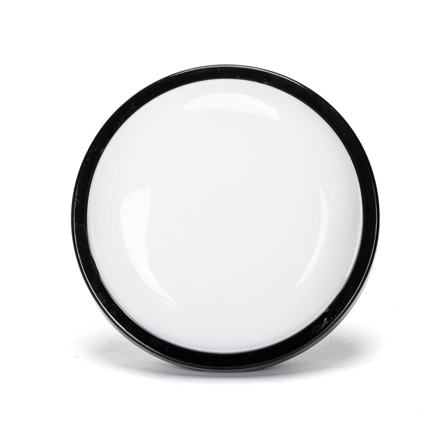 LED sieninis lauko šviestuvas LED/15W/230V 6500K diametras 15,5 cm juoda IP65