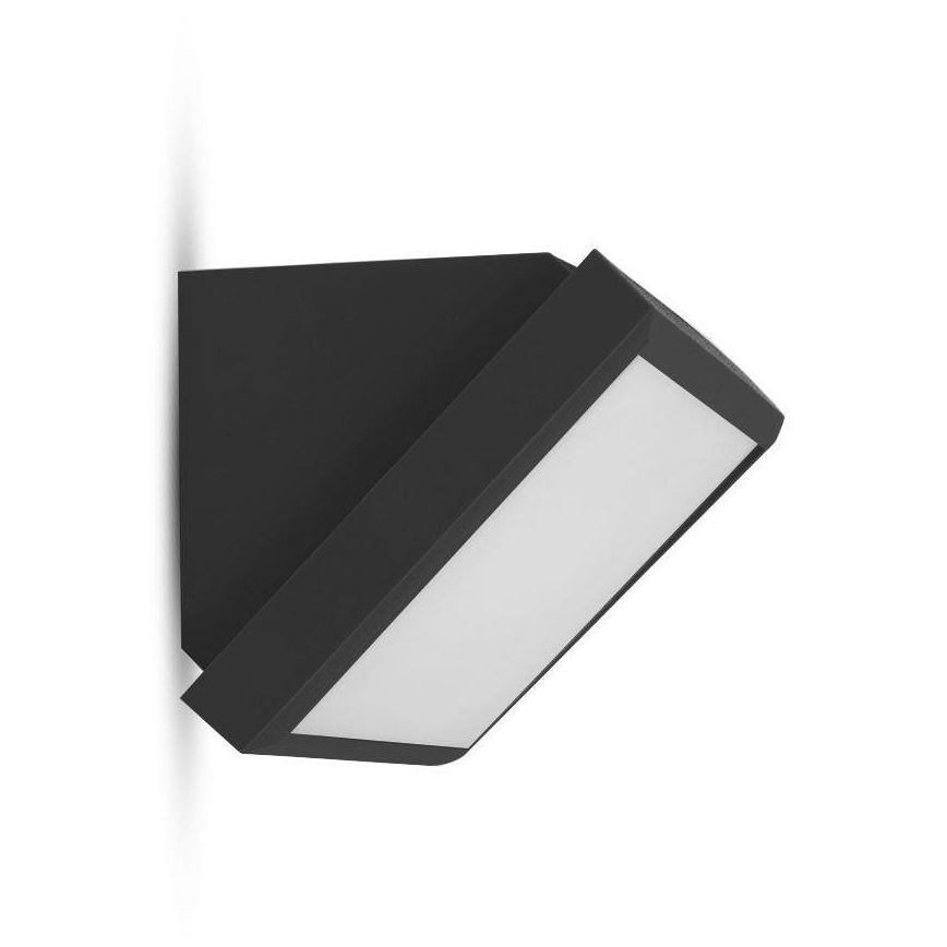 LED Sieninis lauko šviestuvas LED/20W/230V 4000K IP65 juodas
