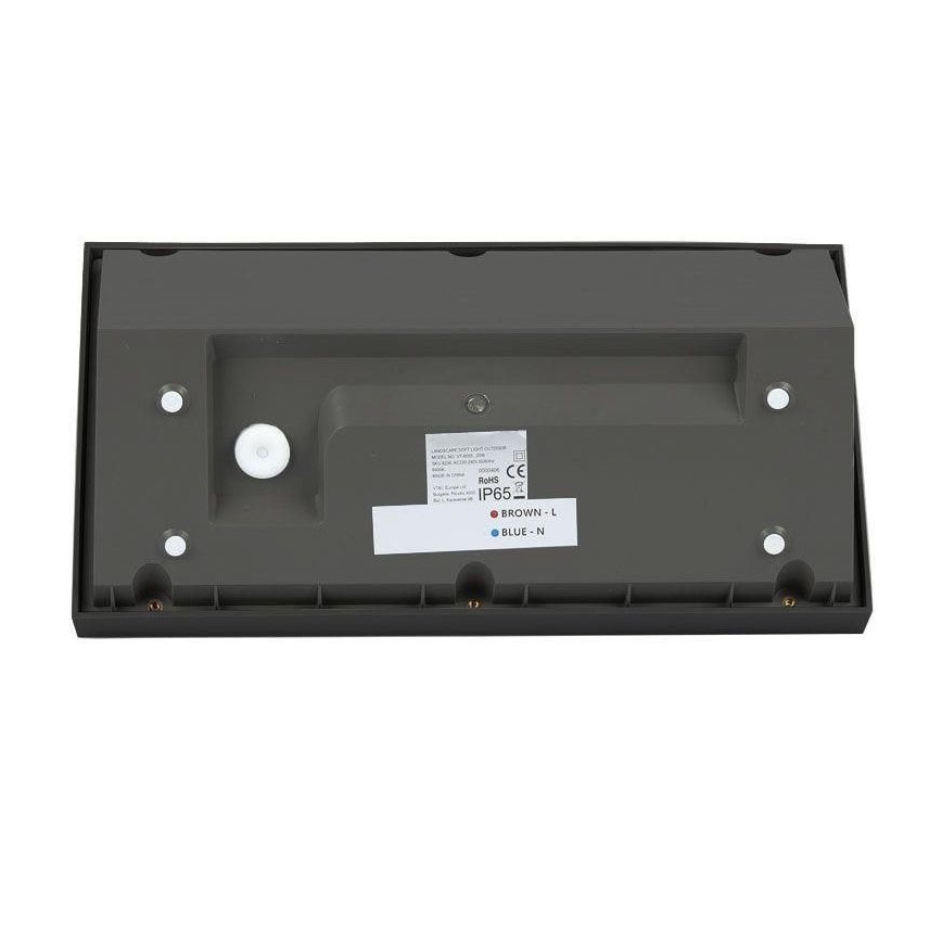 LED Sieninis lauko šviestuvas LED/20W/230V 4000K IP65 juodas