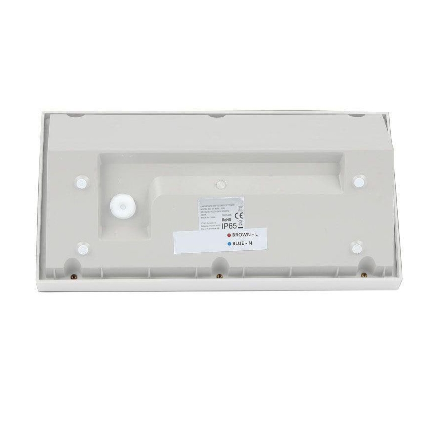 LED Sieninis lauko šviestuvas LED/20W/230V 6400K IP65 baltas