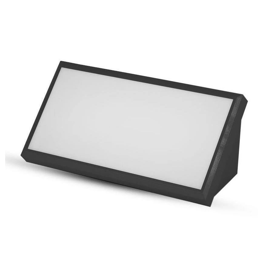 LED Sieninis lauko šviestuvas LED/20W/230V 6400K IP65 juodas