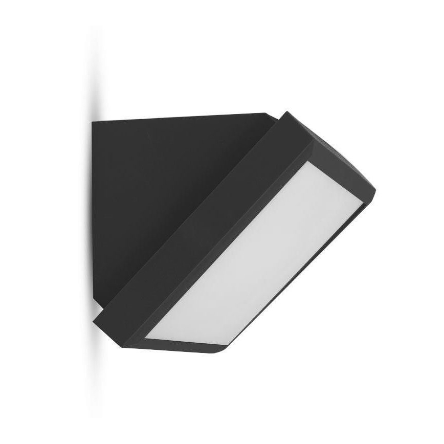 LED Sieninis lauko šviestuvas LED/20W/230V 6400K IP65 juodas