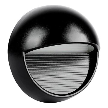 LED sieninis lauko šviestuvas LED/3W/230V 4000K IP65 juoda