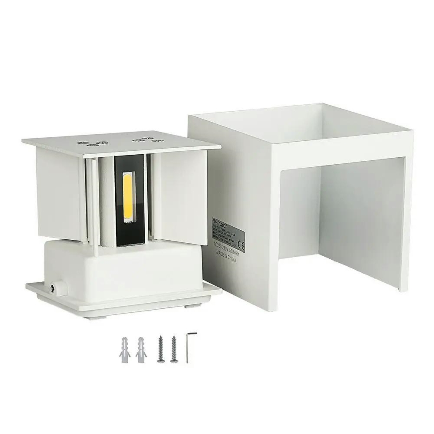 LED Sieninis lauko šviestuvas LED/5W/230V 3000K IP65 baltas