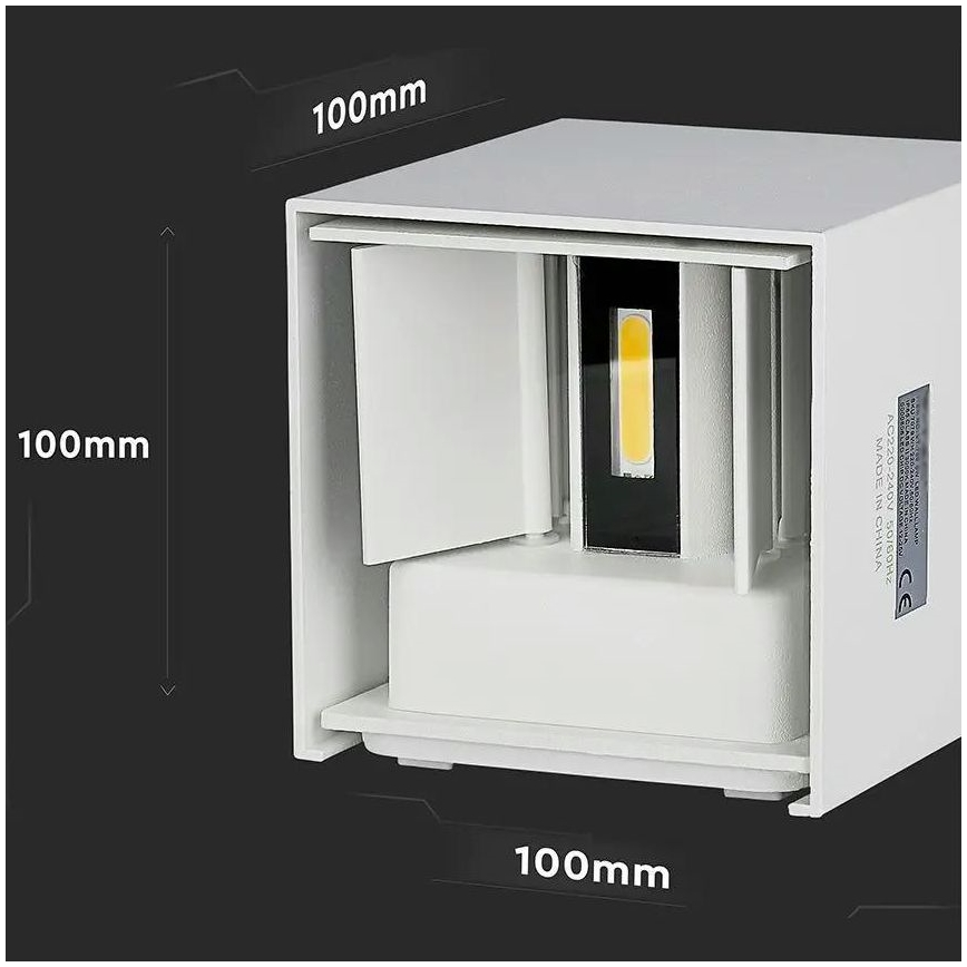 LED Sieninis lauko šviestuvas LED/5W/230V 3000K IP65 baltas