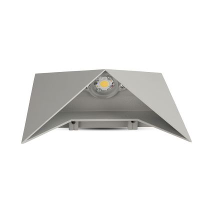 LED sieninis lauko šviestuvas LED/5W/230V 3000K IP65 pilka