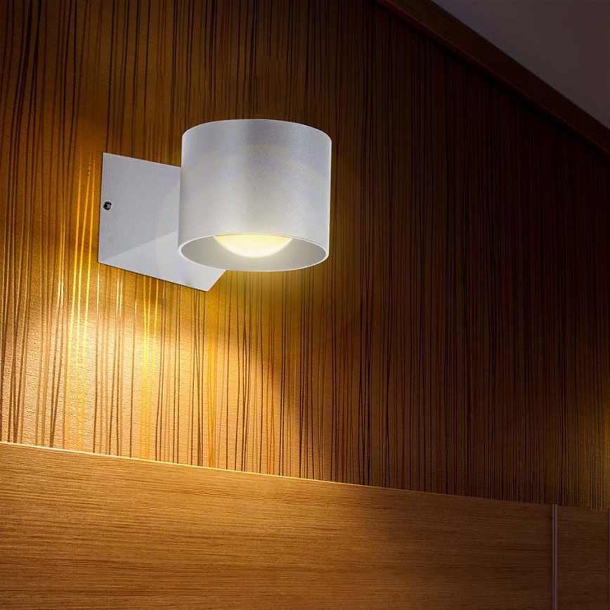 LED sieninis lauko šviestuvas LED/5W/230V 4000K IP65 balta