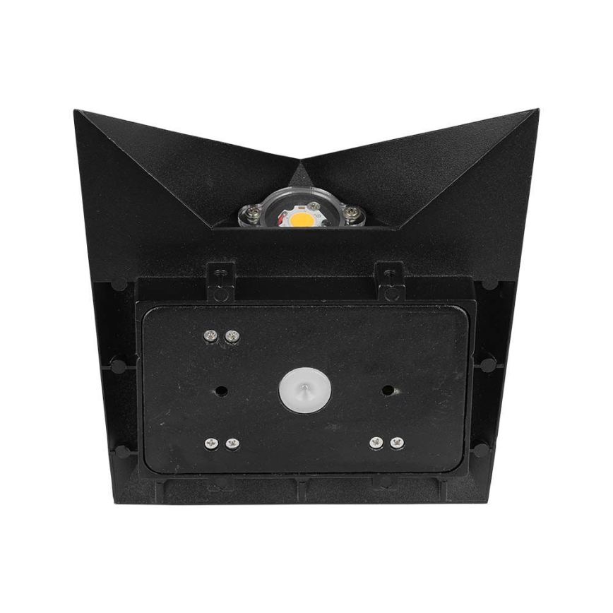 LED sieninis lauko šviestuvas LED/5W/230V 4000K IP65 juoda