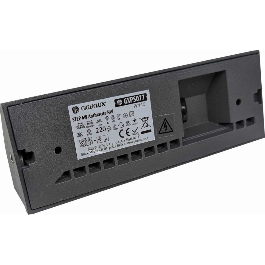 LED sieninis lauko šviestuvas LED/6W/230V IP54