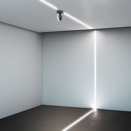 LED Lankstus lauko sieninis šviestuvas  LED/7W/230V 4000K IP65 juoda