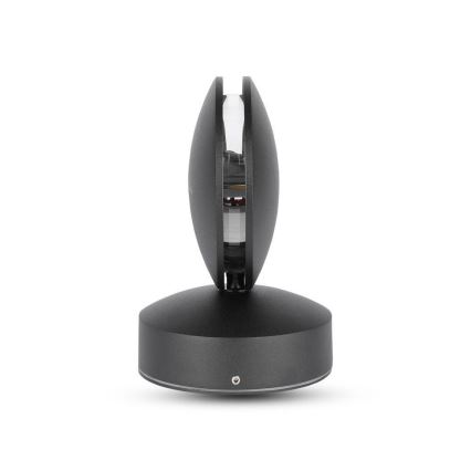 LED Lankstus lauko sieninis šviestuvas  LED/7W/230V 4000K IP65 juoda