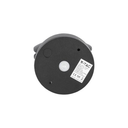 LED Lankstus lauko sieninis šviestuvas  LED/7W/230V 4000K IP65 juoda