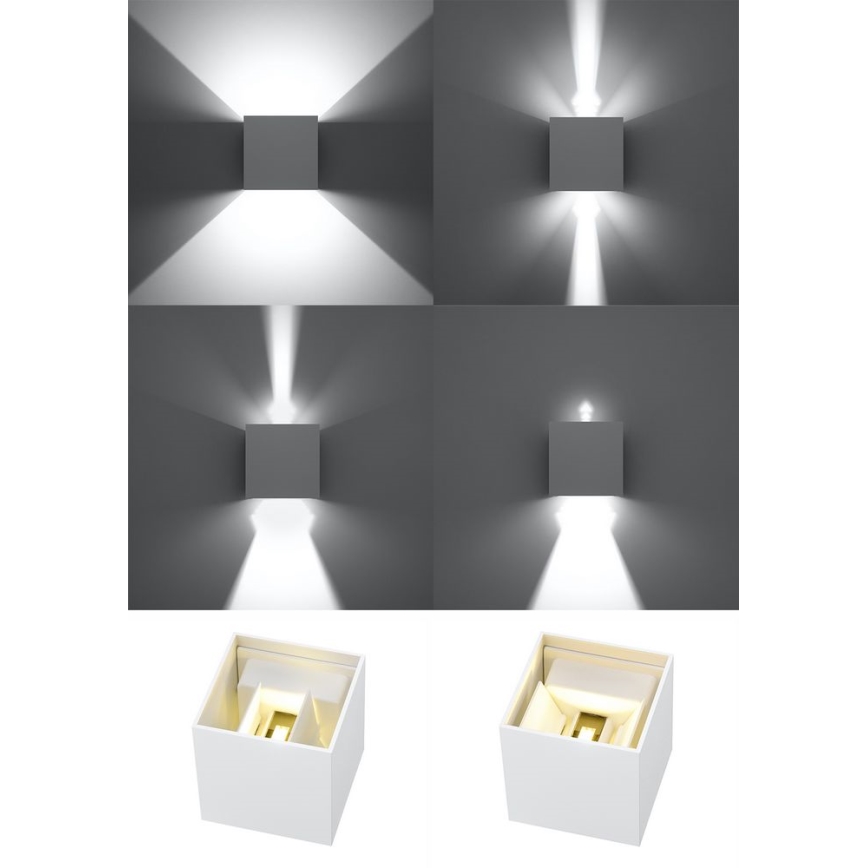 LED sieninis lauko šviestuvas LUCA LED/6W/230V IP54