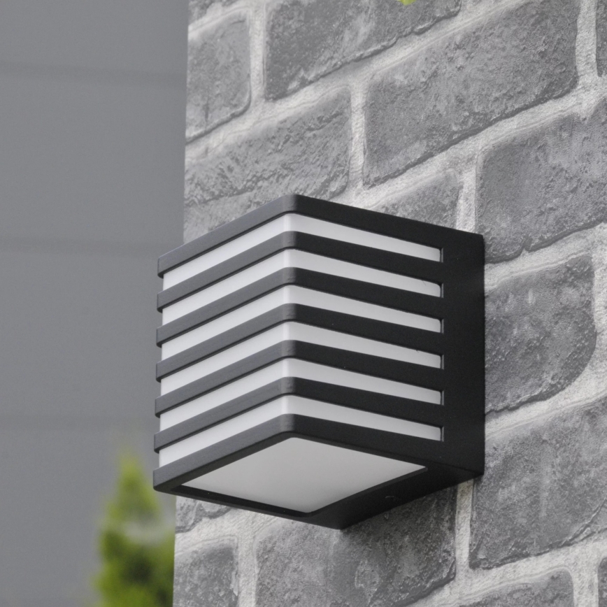 LED sieninis lauko šviestuvas MAXWELL LED/10W/230V IP54 grafitas