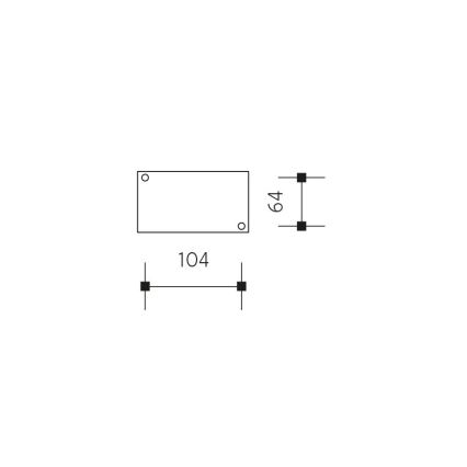 LED sieninis lauko šviestuvas NATURA LED/12W/230V 4000K IP65 ruda/antracitas