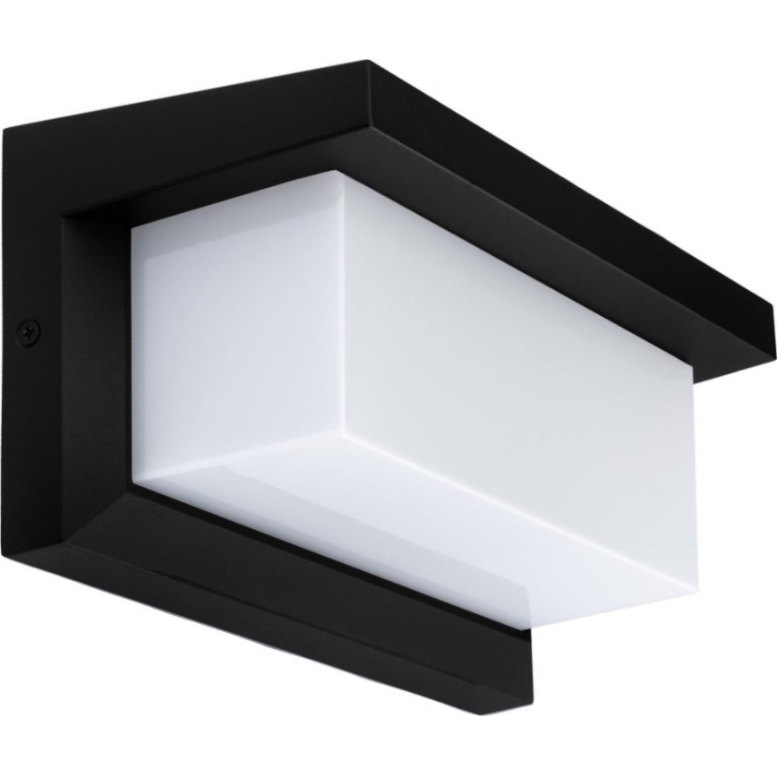 LED Sieninis lauko šviestuvas NEELY 1xE27/9W/230V 4000K IP54 juodas