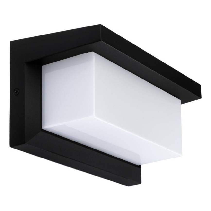 LED sieninis lauko šviestuvas NEELY LED/12W/230V 4000K IP54 juoda