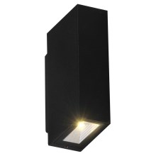 LED Sieninis lauko šviestuvas ORLEAN 2xLED/2,5W/230V juodas IP54