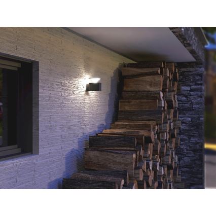 LED sieninis lauko šviestuvas ORNELA LED/6W/230V 3000K IP54 antracitas