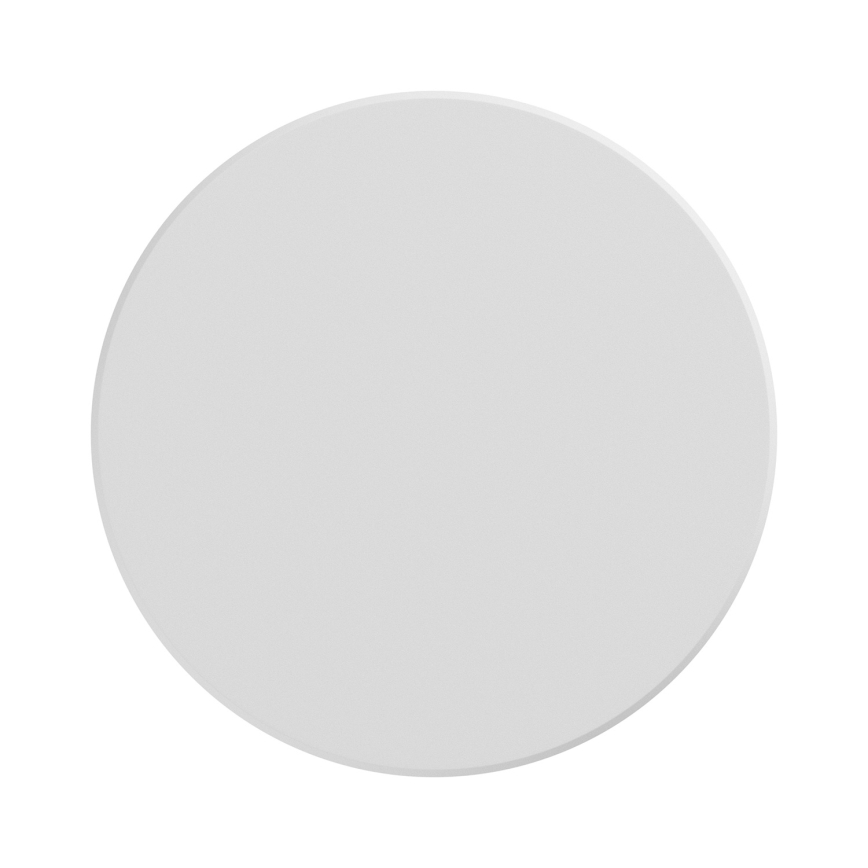 LED sieninis lauko šviestuvas PIATTA LED/18W/230V 3000/4000/6000K diametras 25 cm IP44 balta