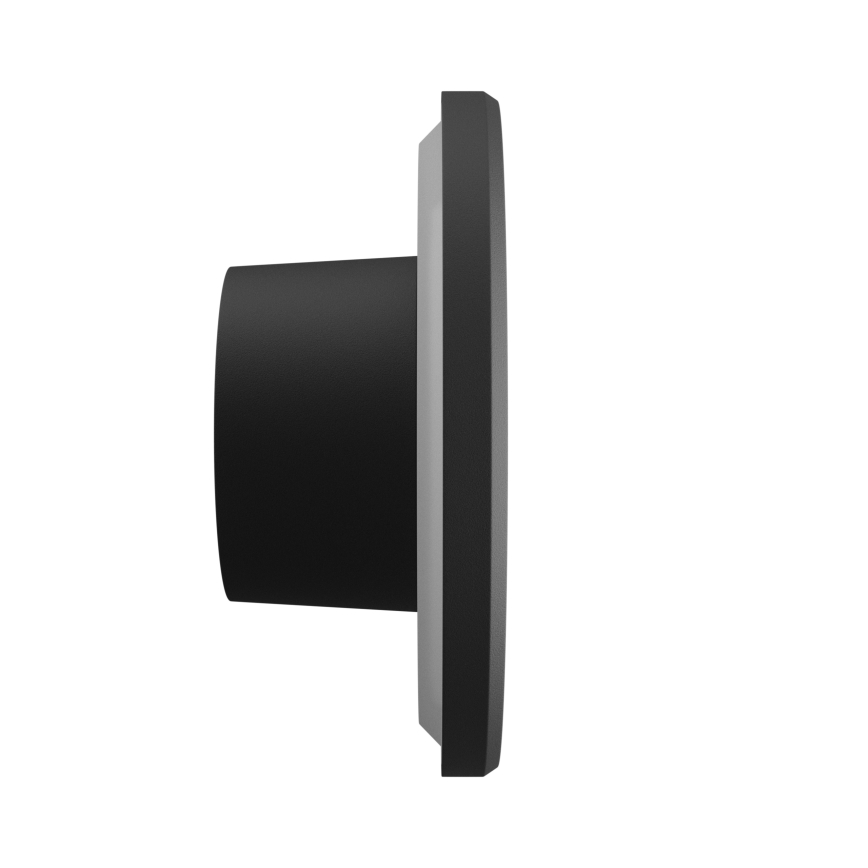 LED sieninis lauko šviestuvas PIATTA LED/18W/230V 3000/4000/6000K diametras 25 cm IP44 juoda