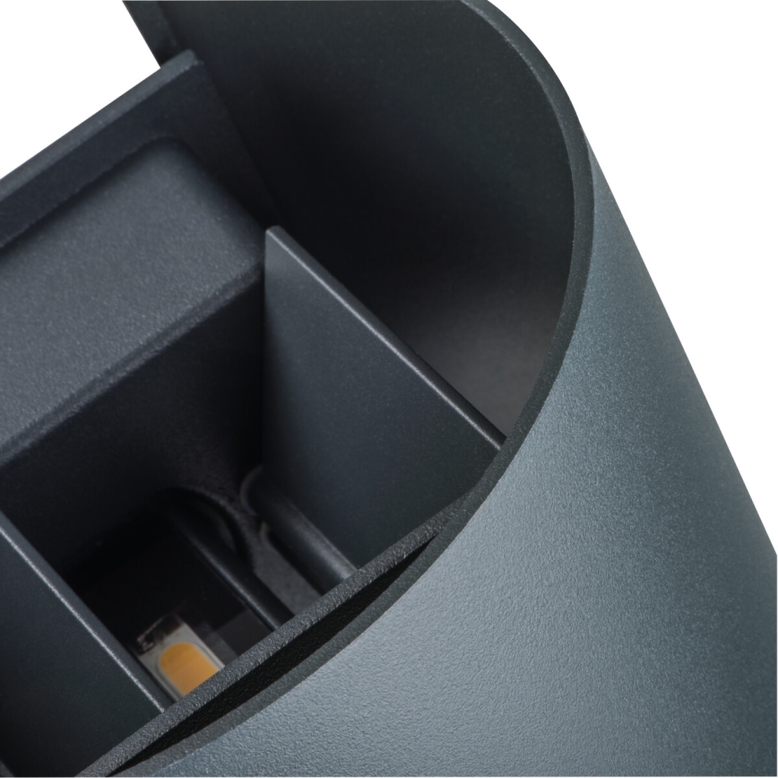 LED sieninis lauko šviestuvas REKA LED/7W/230V IP54 antracitas