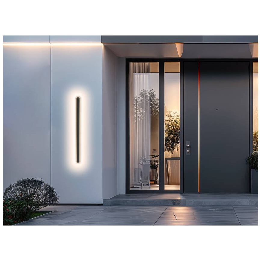LED sieninis lauko šviestuvas STICK LED/28W/230V IP65 3000K 90 cm