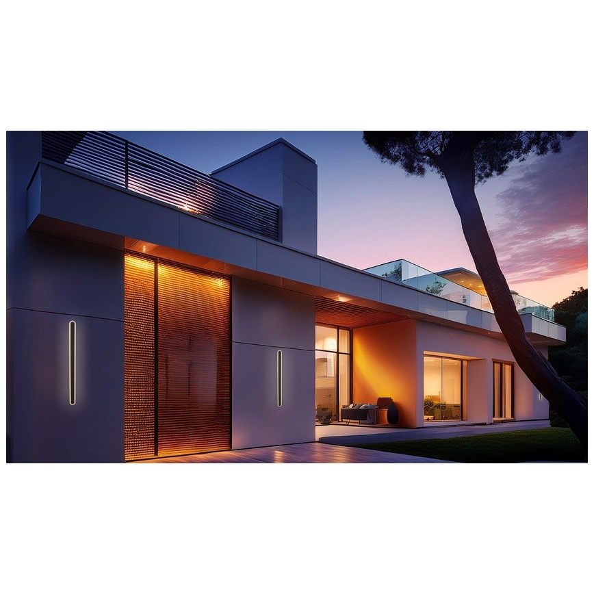 LED sieninis lauko šviestuvas STICK LED/36W/230V IP65 3000K 120 cm