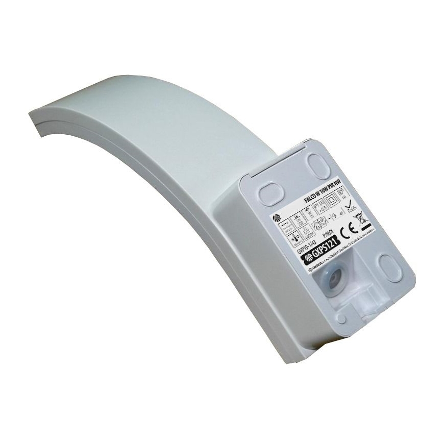 LED Sieninis lauko šviestuvas su judesio jutikliu LED/10W/230V IP54